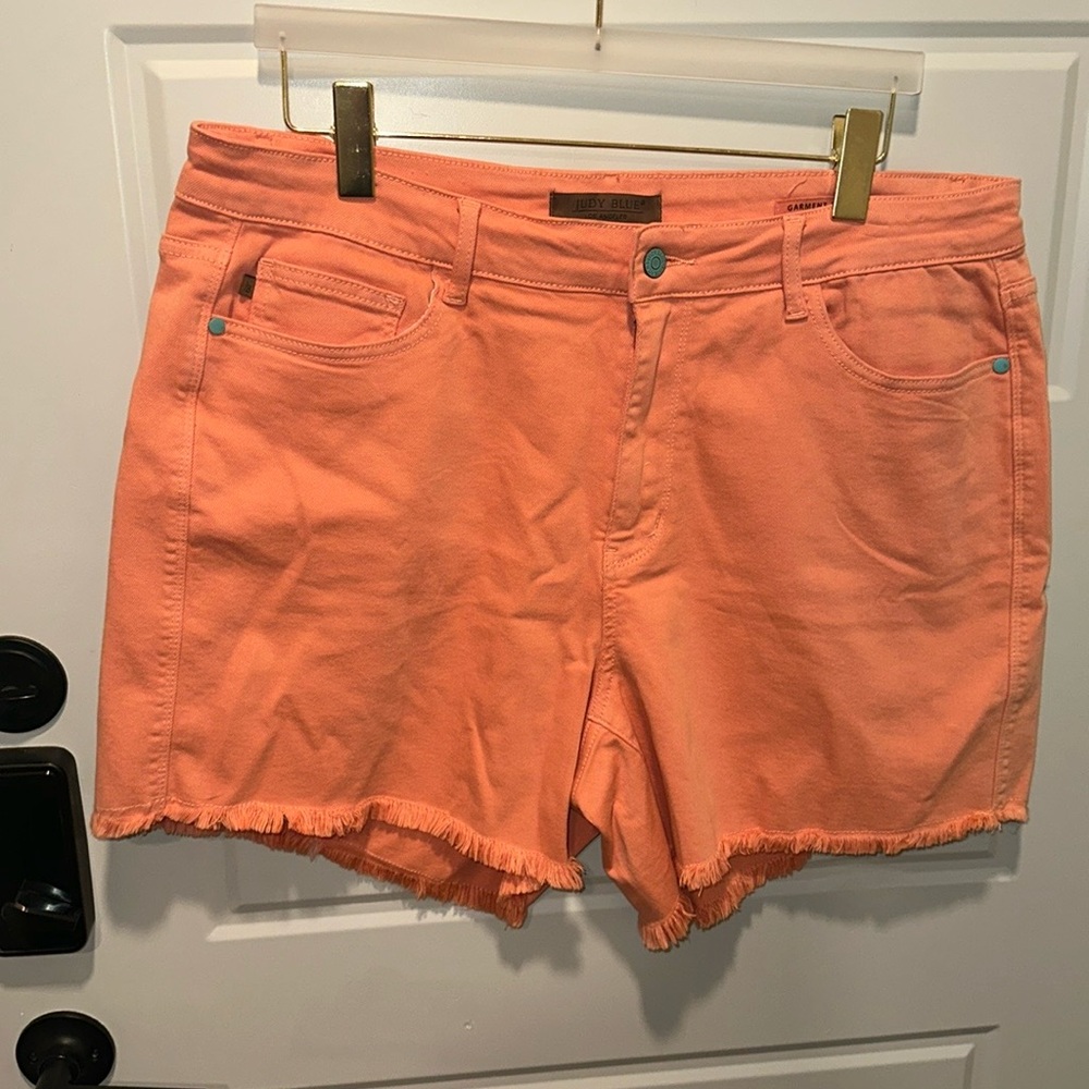 Judy Blue Peach Jean Shorts